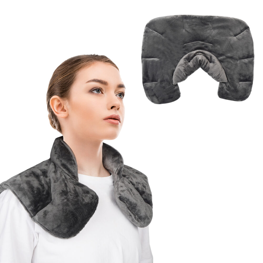 Almohada Térmica de Semillas Naturales para Cuello y Hombros